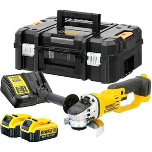 DEWALT AKÜLÜ TAŞLAMA 125 MM 4 AH ÇİFT AKÜ 
